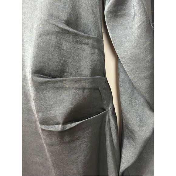 NWT Choosy In A Mood Plunging Neckline Black Sienna Brown Two-Tone Mini Dress 8 - Picture 15 of 16